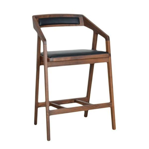 Moes Home Collection Padma Counterstool, Walnut CB-1025-03